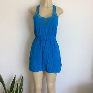 Kirra Women's Dress Small S Blue  Sleeveless